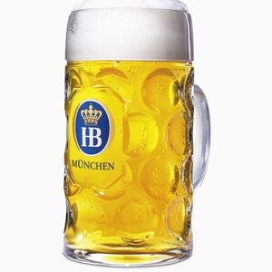 HB Munchen, Hofbrauhaus Munchen, Austria, Glass Beer Mug - Cheers Octoberfest!🍺